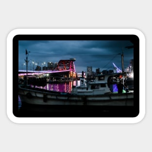 Nightlife Lights in the City Sticker